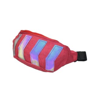 Сумка спортивна на пояс червона ХВВ-22-К