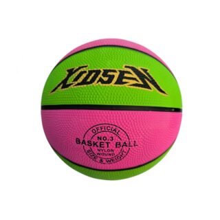 М'яч баскетбольний XIDSEN  розмір 3 рожево-зелений Rr+Gr