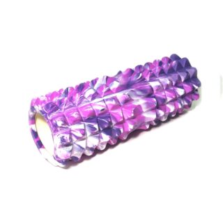 Масажний валик SPINE SNS 33 см хвилясто-фіолетовий EVAYY4-33-KM-purple