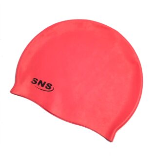 Шапочка для плавання у футлярі SNS темно-червона SC-ТК