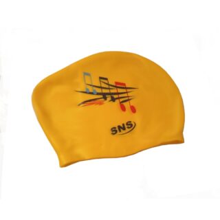Шапочка для плавання для довгого волосся SNS KW-1Ж yellow music