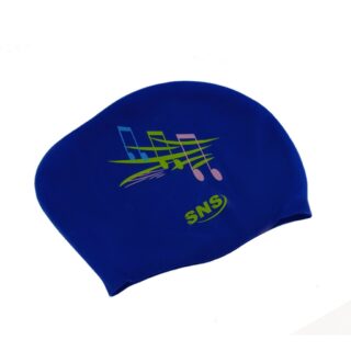Шапочка для плавання для довгого волосся SNS KW-1С dark blue music