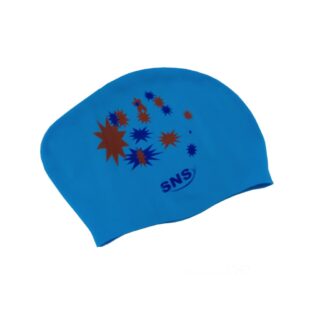 Шапочка для плавання для довгого волосся SNS KW-2Г blue galaxy