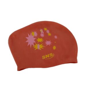 Шапочка для плавання для довгого волосся SNS KW-2К red galaxy