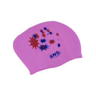 Шапочка для плавання для довгого волосся SNS KW-2Р pink galaxy