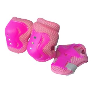 Захист роликовий наколінники налокітники накладки на кисті розмір S рожева HJ-D-S-pink
