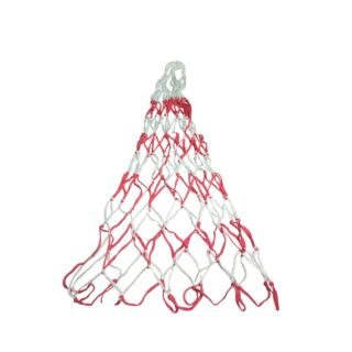 Сітка для перенесення та зберігання м'ячів біло-червона 30-001-R-W