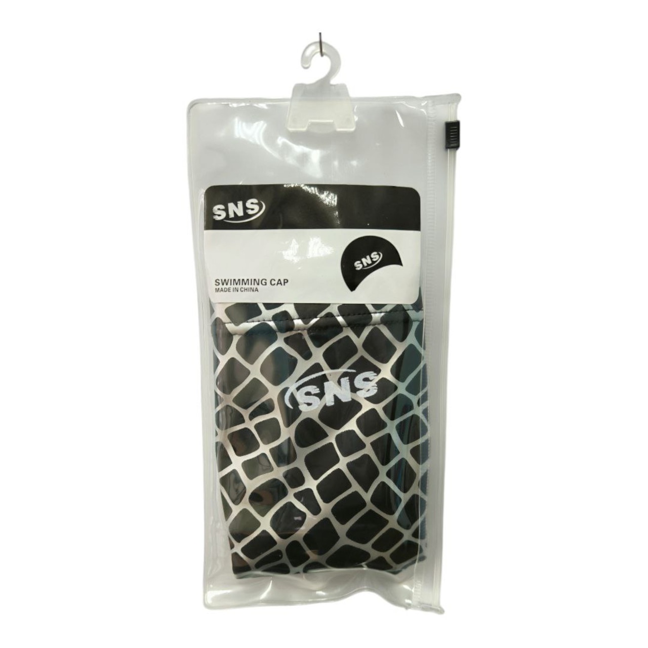 Шапочка для плавання SNS SHELL чорна PU-H4-black - Зображення 2