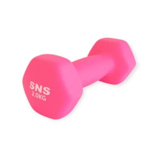 Гантель вінілова МАТОВА SNS 2 кг рожева