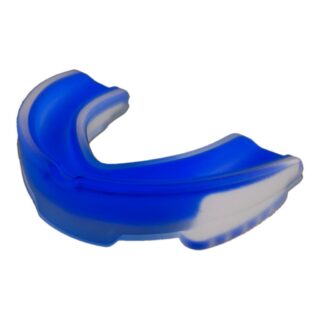 Капа боксерська POWER MG-006-ПСБ прозоро-синьо-біла