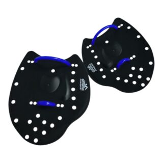 Лопатки для плавання жорсткі з синіми ремінцями розмір L SH2-L-blue