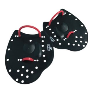 Лопатки для плавання жорсткі з червоними ремінцями розмір S SH2-S-Red