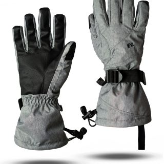 Гірськолижні рукавички жіночі Freever WF 1801 сірі