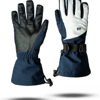 Рукавички гірськолижні жіночі Freever WF 1801 сині з білим