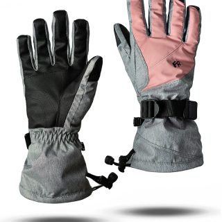 Рукавички гірськолижні жіночі Freever WF 1801 пудра