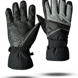 Гірськолижні рукавички чоловічі Freever WF 1803 темно-сірі