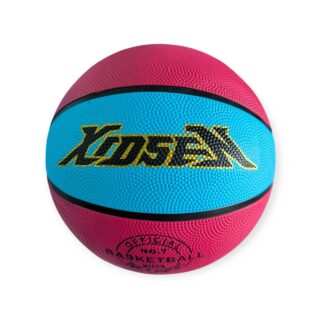 М'яч баскетбольний XIDSEN розмір 7 блакитно-рожевий 7#2-Azure+Red