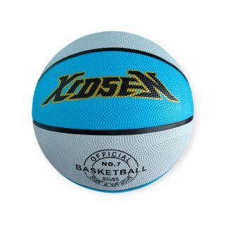 М'яч баскетбольний XIDSEN розмір 7 біло-блакитний 7#2-White+Azure