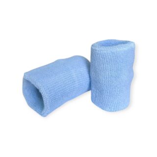 Напульсники спортивні махрові блакитні 2HW-purple