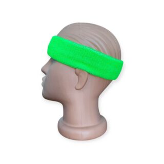 Пов'язка на голову спортивна махрова салатова 1HT-light green