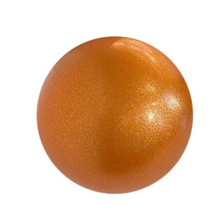 М'яч для художньої гімнастики T12-orange 15 см оранжевий з гліттером