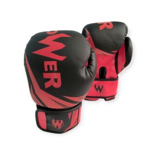 Рукавички боксерські POWER червоні 10 унцій POW-W-Red-10