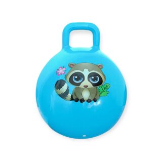 М'яч дитячий стрибун 45 см з ручкою синій 4-D45-azure