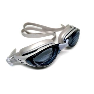 Окуляри для плавання LEACCO SG603-grey сріблясті