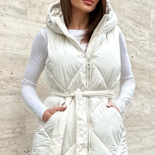 Жилетка жіноча Freever UF 20801 молочна