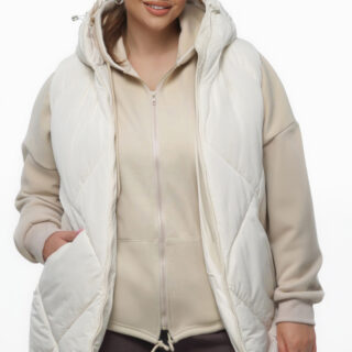 Жилетка жіноча Freever UF 20802 молочна