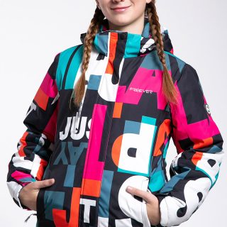 Гірськолижна куртка дитяча Freever SF 21603 мультиколор