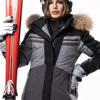 Жіноча гірськолижна куртка Freever WF 21621 чорна