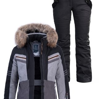 Жіночий лижний костюм FREEVER 21621-21652 чорний