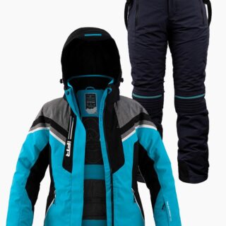 Жіночий лижний костюм FREEVER 21625-7607 бірюзовий