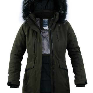 Парка жіноча Freever AF 21628 хакі