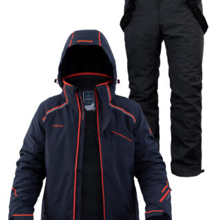 Чоловічий лижний костюм FREEVER 21636-21693 помаранчевий