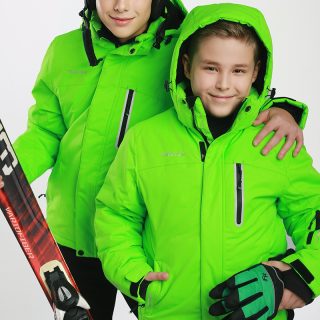 Гірськолижна куртка дитяча Freever AF 21688 салатова