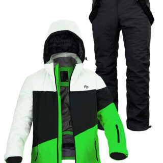Чоловічий лижний костюм FREEVER 21721-21693 салатовий