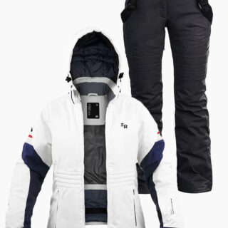 Жіночий лижний костюм FREEVER 21762-21652 білий