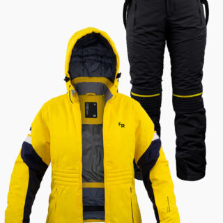 Жіночий лижний костюм FREEVER 21762-7607 жовтий