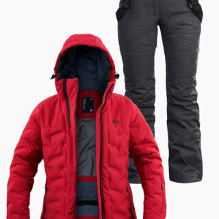 Жіночий лижний костюм FREEVER 21764-21652 червоний