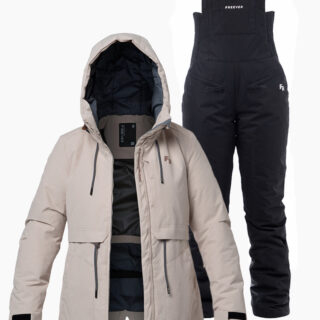 Жіночий лижний костюм FREEVER 21767-7901 бежевий