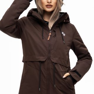 Гірськолижна куртка жіноча Freever AF 21767 коричнева