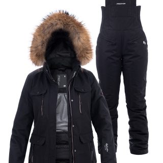 Жіночий лижний костюм FREEVER 21768-7901 чорний