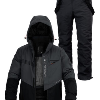 Чоловічий лижний костюм FREEVER 21786-21693 сірий