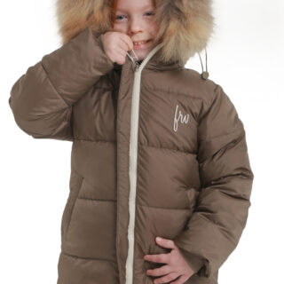 Куртка дитяча подовжена Freever UF 21801 хакі