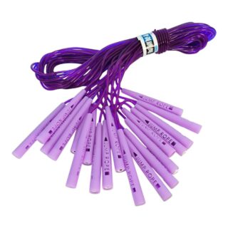 Скакалка дитяча з пластмасовими ручками ФІОЛЕТОВА 10 шт в упаковці TS-3450