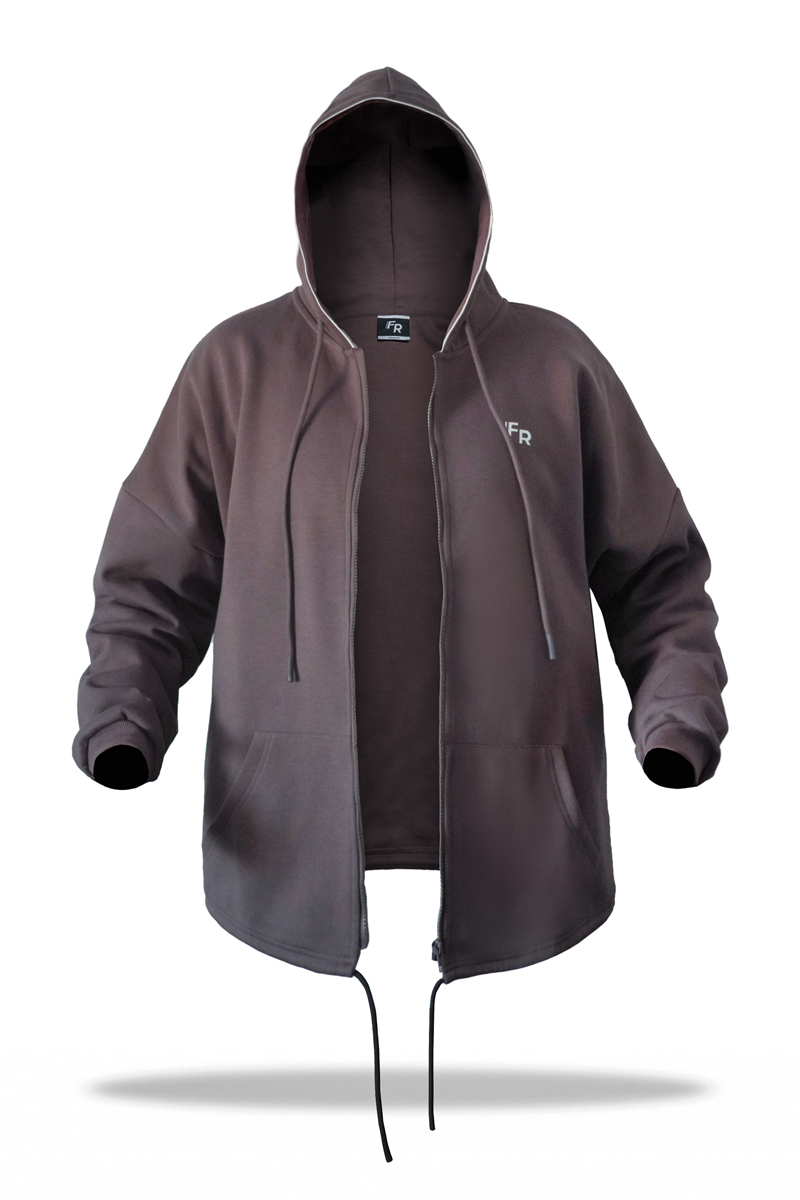 Спортивна кофта жіноча Freever UF 5502 3XL коричнева