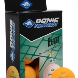 М'ячі Donic Elite 1звезда 40+ (6шт.) orange