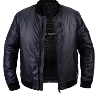 Куртка бомбер ( батал) чоловіча Freever UF 70393 чорна